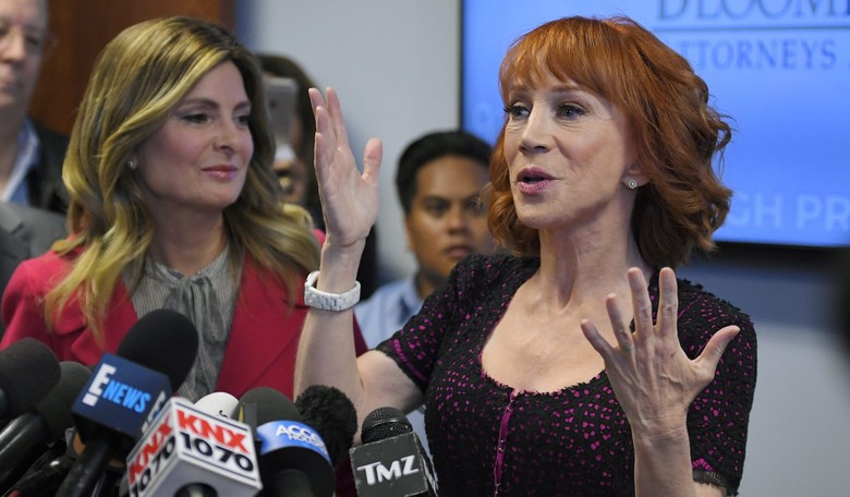 Kathy Griffin Blames Lisa Bloom for Train Wreck Press Conference