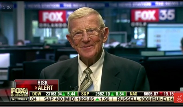 Lou Holtz Has a Novel Suggestion for NFL Anthem Protesters
