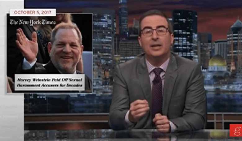 John Oliver Is First Late-Night Comic to Address Harvey Weinstein Scandal