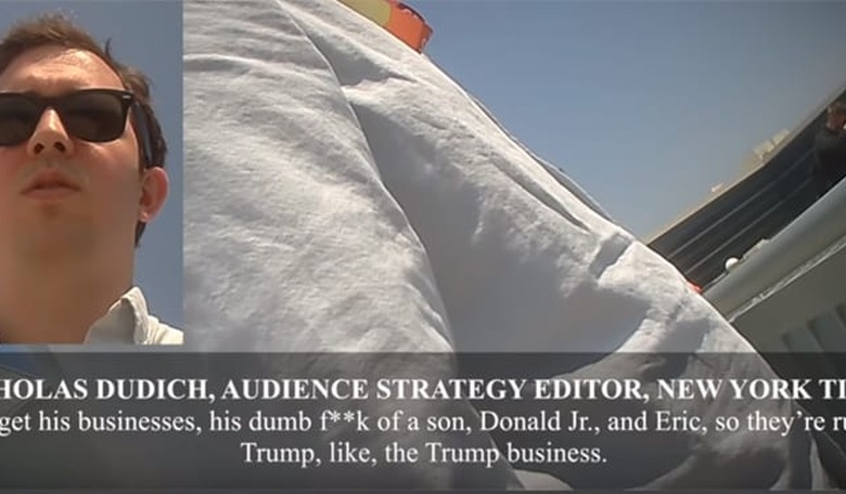 Project Veritas Catches New York Times' Video Editor Trashing Trump