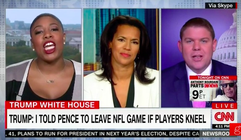 CNN's Symone Sanders: White People Aren't Allowed to Criticize the NFL Kneeling