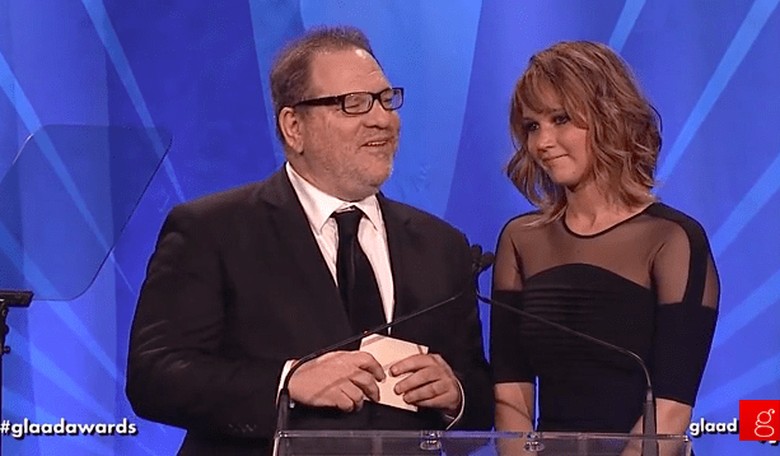 Remember When Harvey Weinstein and Jennifer Lawrence Presented Bill Clinton With a GLAAD Award?