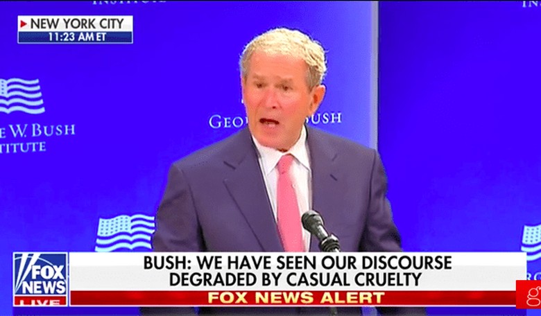 George W. Bush: Russians Trying to Turn 'Americans Against Each Other'