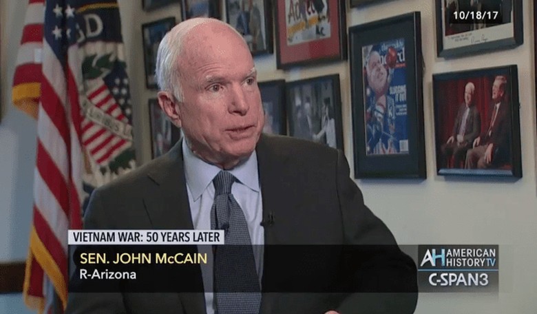 McCain Says It Was Wrong to Get a Vietnam War Deferment for 'Bone Spurs' (Trump)