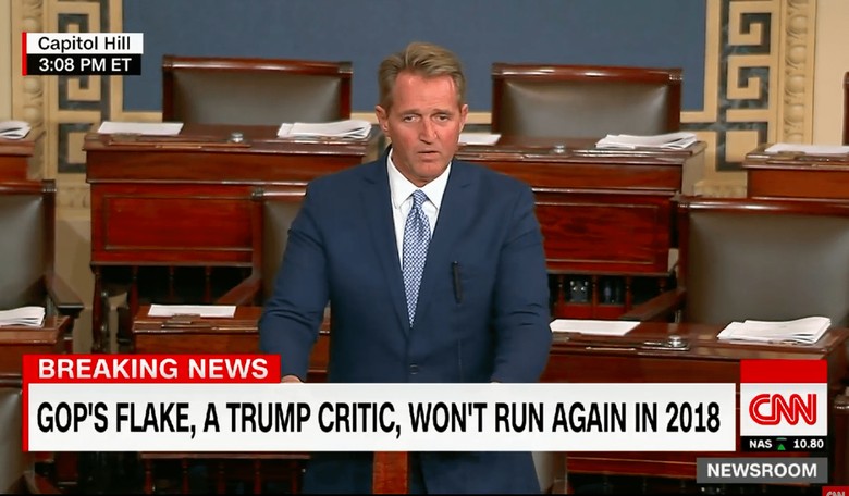 Jeff Flake: 'Flagrant Disregard for Truth or Decency ... Should Never Be Regarded as Normal'