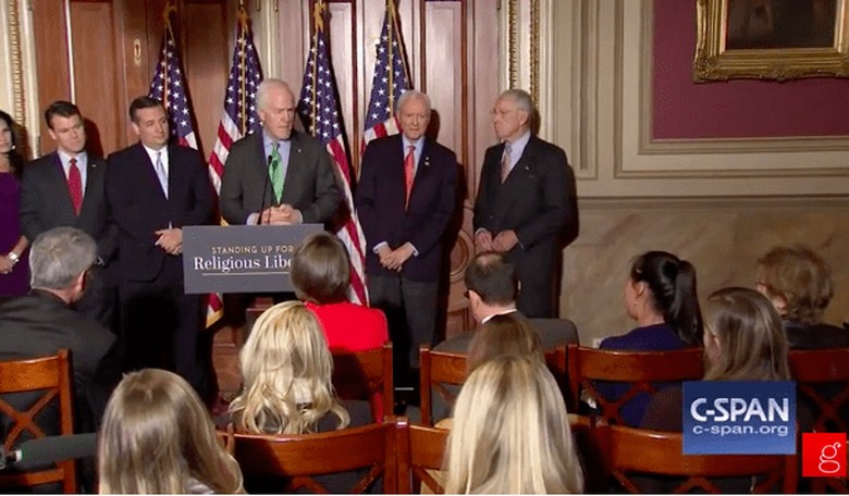 GOP Senator Runs Out of Press Conference to Evade Trump/Russia Questions