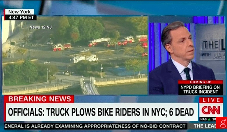 Jake Tapper Reminds Us That 'Allahu Akbar' Can Be Beautiful, as News Develops of NYC Terror Incident...