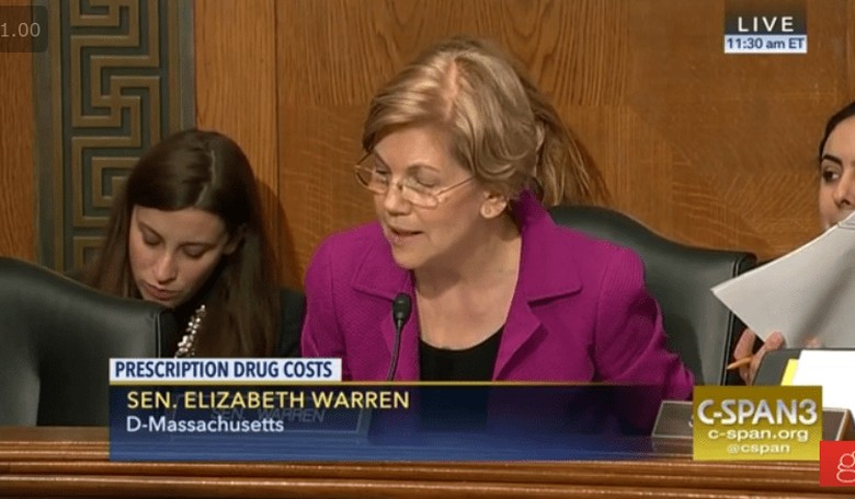 Elizabeth Warren is Imperious, Dismissive and Clueless While Questioning Pharma Rep