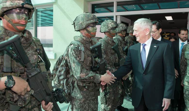 Mattis at DMZ: 'Our Goal is Not War,' but 'Irreversible Denuclearization'