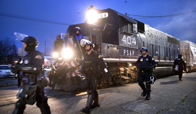 Olympia Police Refuse to Evict Trespassers From Railroad Line