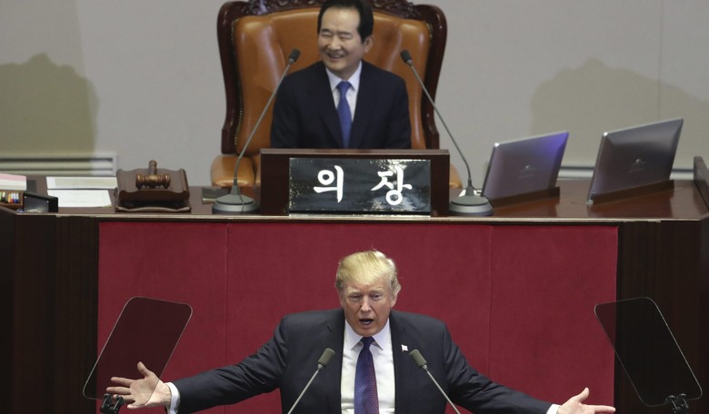 Trump's Spectacular Speech From Seoul