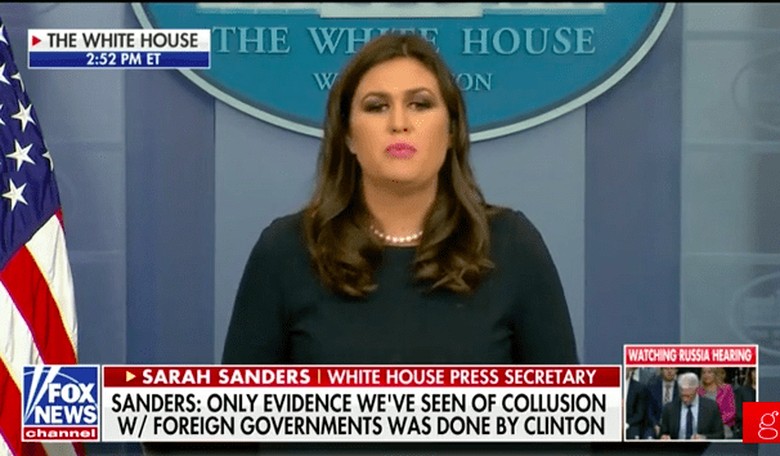 Reporter Asks Sarah Huckabee Sanders to Define 'Collusion', and It Backfires