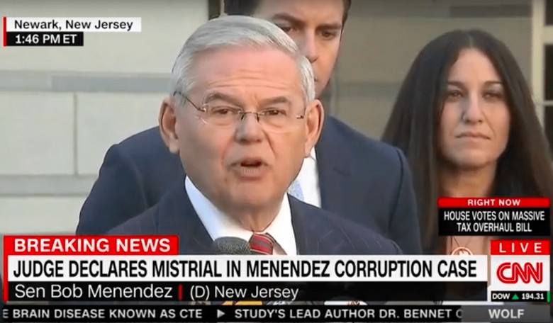 Embattled Sen. Bob Menendez Endorses Cory Booker for President