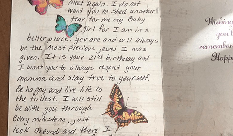 Dad Sends Birthday Note and Flowers to Daughter Even After His Death