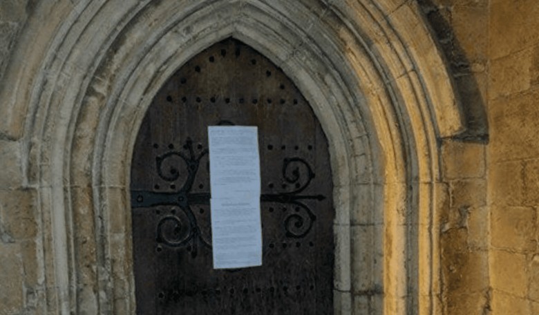 Anglicans Pin 95 Theses-Style Complaint on LGBT Issues to Doors of 5 UK Cathedrals
