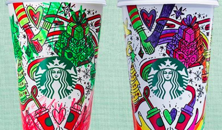 Starbucks Throws Up Its Hands with This Year's Holiday Cups