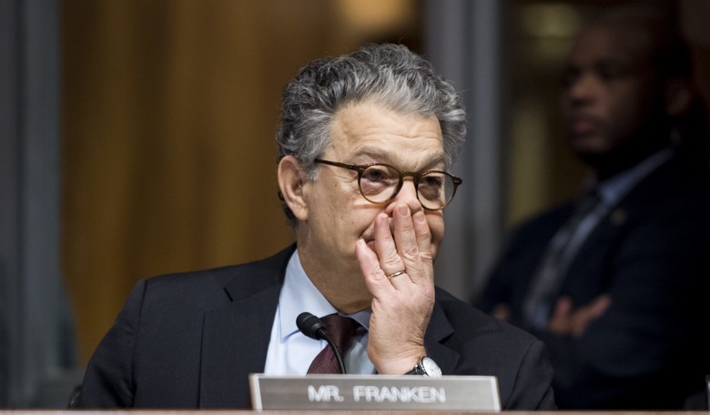 Senate Dems Dogpile Franken with Calls for His Resignation