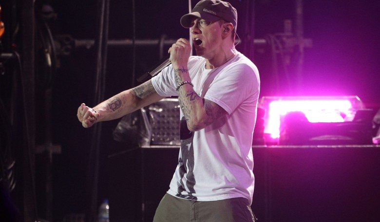 Homophobic Misogynist Eminem Reveals He Trolls for Dates on Gay App Grindr