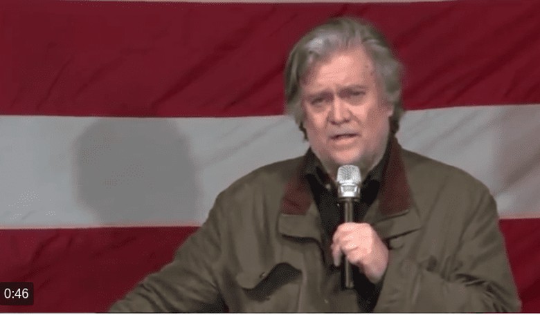 Steve Bannon Unloads on Mitt Romney During Moore Rally