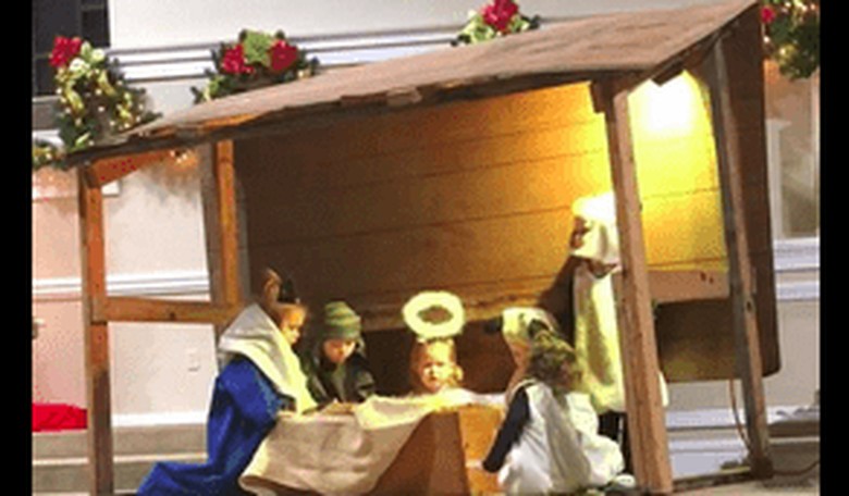 Sheep Steals Baby Jesus–and the Scene—at Church Christmas Pageant