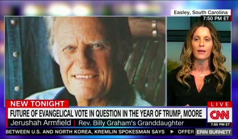 Billy Graham's Granddaughter: Evangelicals Supporting Trump Are 'Hypocritical,' He's Jesus' Opposite