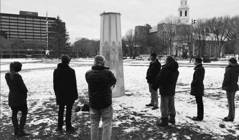 Yale Secular Humanists Help New Haven Decorate for Christmas