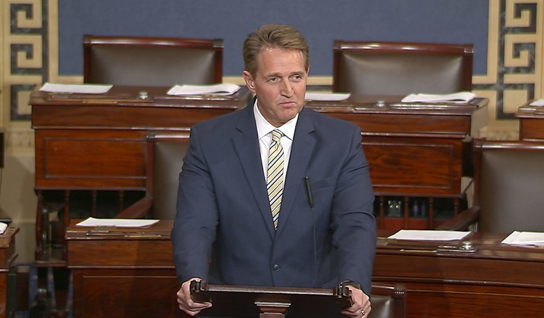 Flake to Colleagues: 'No Longer Can We Compound Attacks on Truth' by Trump 'with Our Silent Acquiescence'