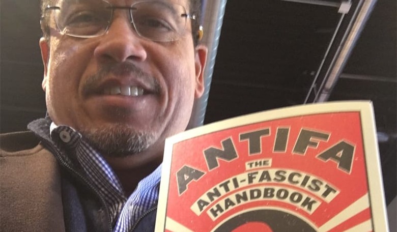 DNC Deputy Chair Keith Ellison Poses with Antifa Book