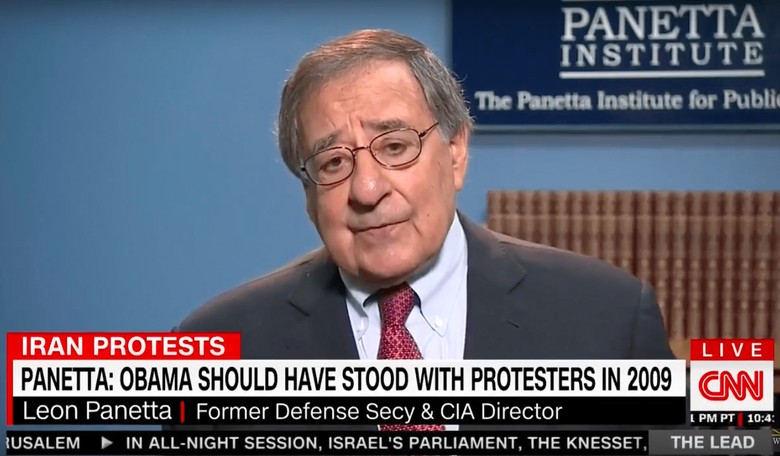 Leon Panetta: Obama Should Have Helped 2009 Iran Protesters, 'That's What the U.S. Is All About'