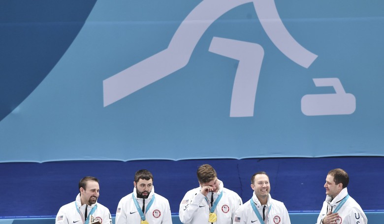 U.S. Men's Curling Team Wins Olympic Gold, But There's Something Wrong With Their Medals...