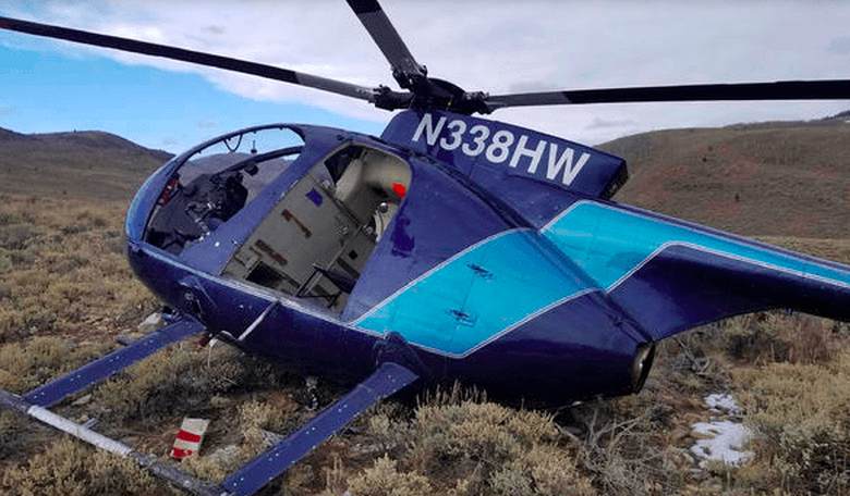 Jumping Elk Takes Out Research Helicopter