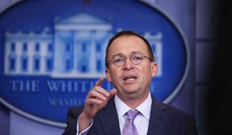 Ellison Tells Mulvaney That Frosting His Office Window Could Hide 'Impropriety'