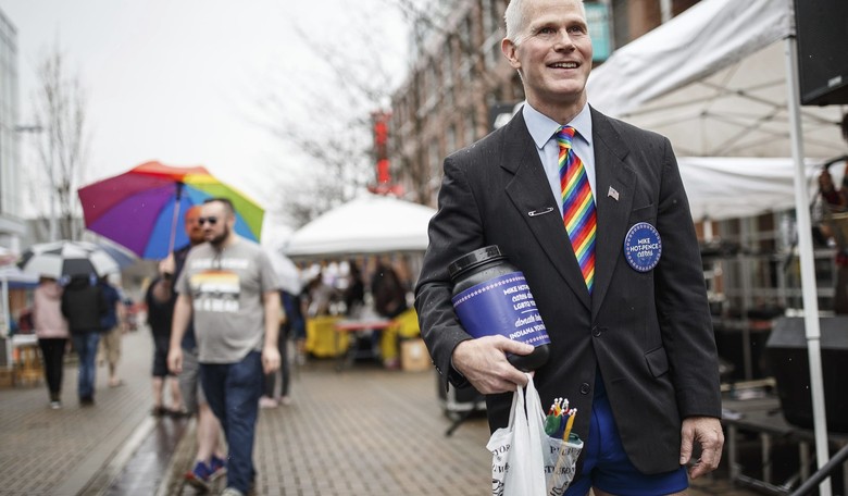 Thousands of LGBT Activists Storm Mike Pence's Hometown for Gay Pride Event