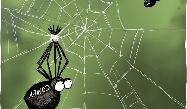 Caught in His Own Web