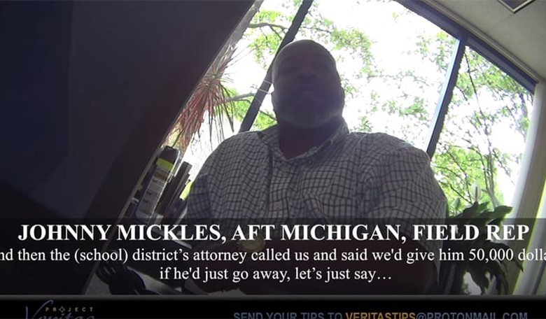 Project Veritas: MI Teachers' Union Negotiates $50,000 Payout for Teacher Accused of Child Molestation
