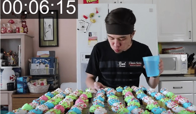Competitive Eater Downs 125 Cupcakes in Under 9 Minutes