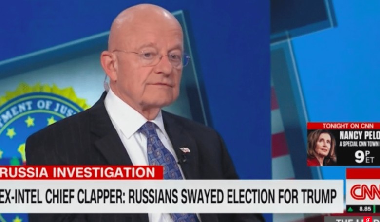 James Clapper Says Russia DECIDED the 2016 Election: Swung at Least '80,000 Votes in Three States’