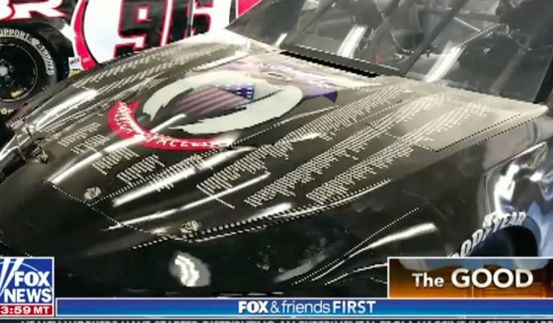 Memorial Day: NASCAR Driver Honors Fallen Soldier by Putting His Name on His Car