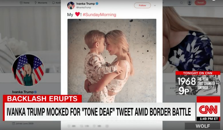CNN Boosts Manufactured Controversy Over Ivanka Trump Photo With Her Son