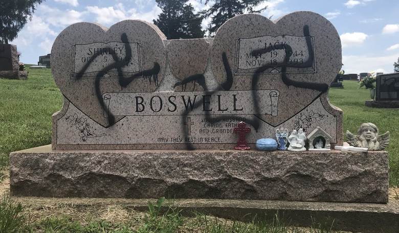 Swastikas Spray-Painted on More Than 200 Headstones in Illinois Cemetery Just Before Memorial Day