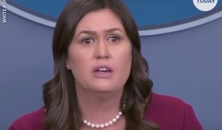 Sarah Huckabee Sanders Gets Choked Up Answering Boy's Question About School Shootings