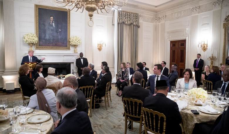 Muslim Groups Protest Exclusion from Trump's First White House Iftar