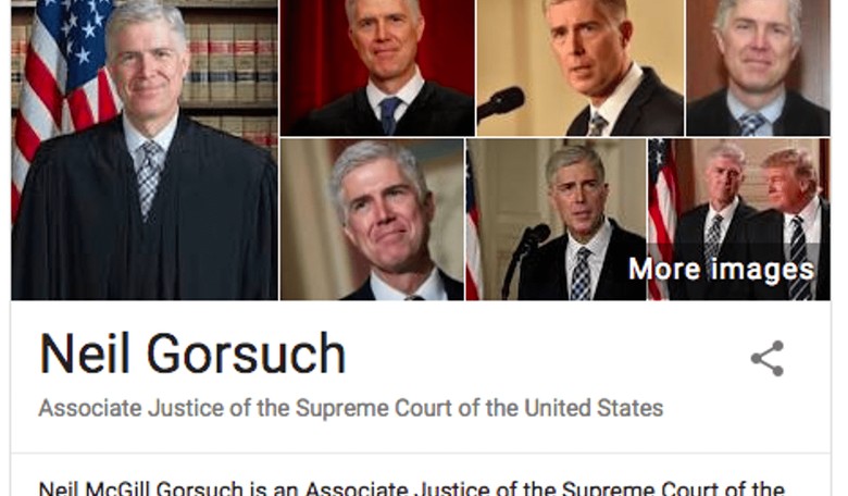 Trump, Gorsuch Get Glorious New Wikipedia Updates: 'Lib Destroyer in Chief,' and 'Lib Owner'