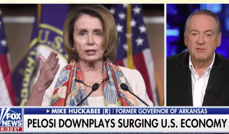 Mike Huckabee: ‘Please, God, Let Nancy Pelosi Continue to Be the Voice of the Democratic Party’