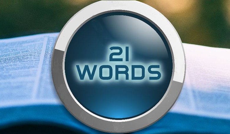 Today's Lesson: 21 Words to Write Your Story
