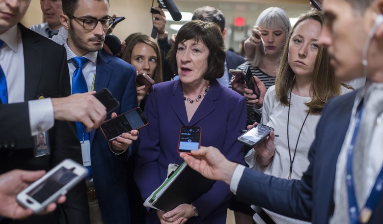 Collins Says She'll Reject 'Activist Agenda' Supreme Court Candidates