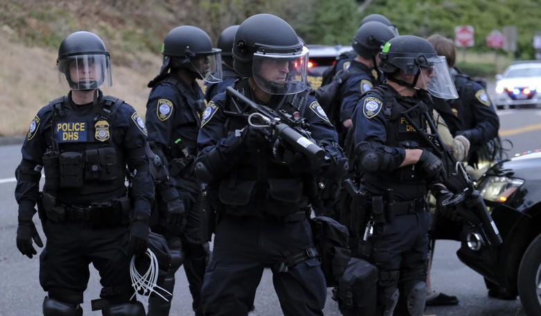 Eight Shrieking Occupiers Arrested Outside of Portland ICE Facility