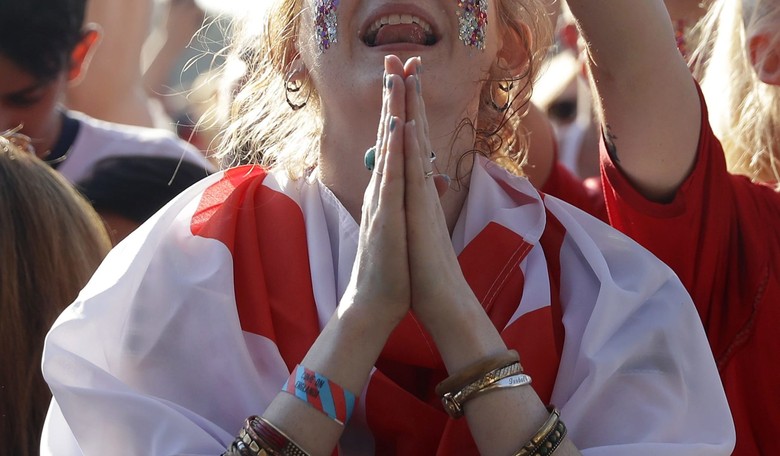Superstitious England Fans Ramp Up Their 'Lucky' Pre-Game Rituals
