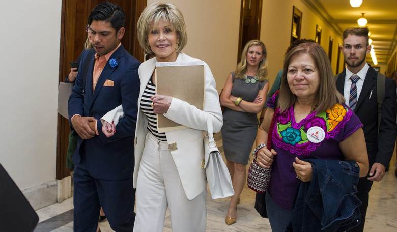 Jane Fonda: #MeToo Movement 'Burst Forth' Because Women Speaking Out Were 'White and Famous'