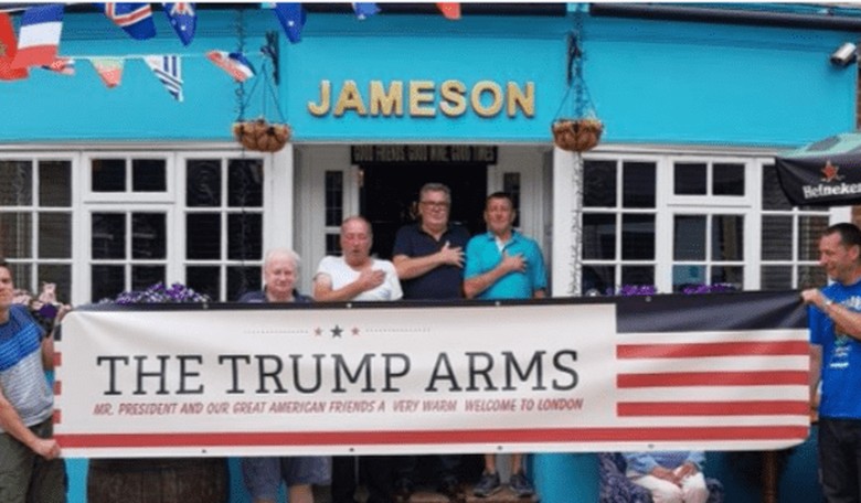 UK Pub to Become 'The Trump Arms' in Honor of President's Visit